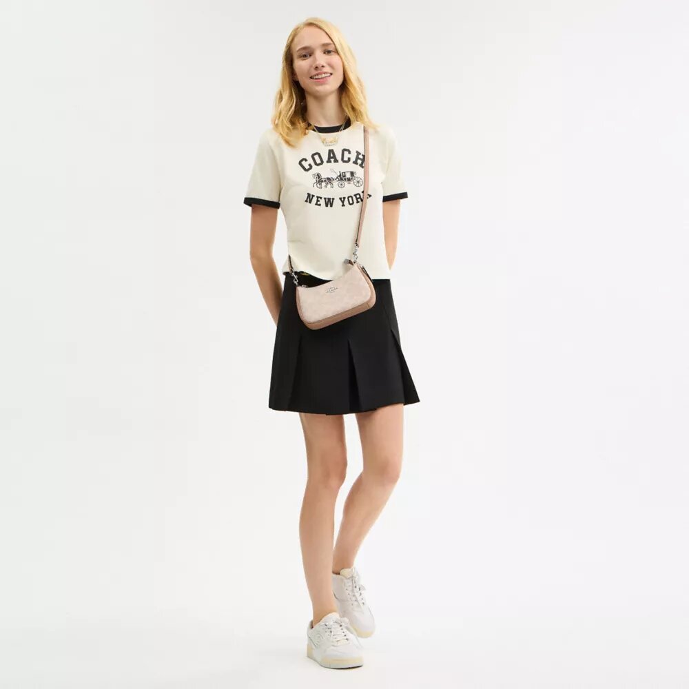 Teri Mini Crossbody Bag in Signature Canvas