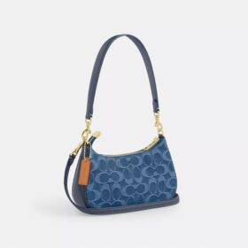 Teri Mini Crossbody Bag in Signature Denim
