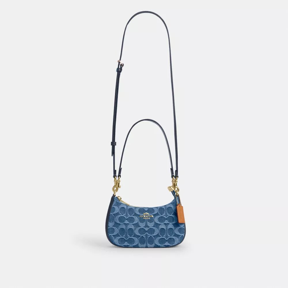 Teri Mini Crossbody Bag in Signature Denim