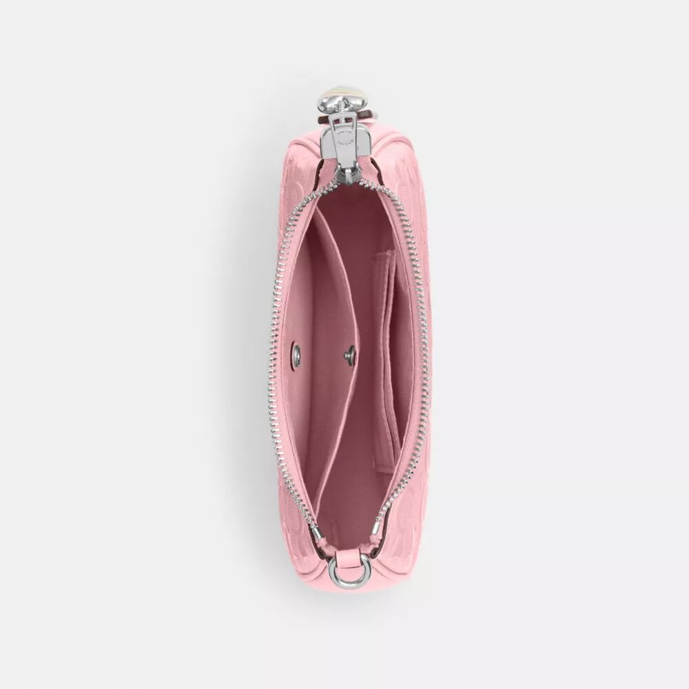 Teri Mini Crossbody Bag in Signature Leather with Heart Charm