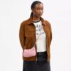 Teri Mini Crossbody Bag in Signature Leather with Heart Charm