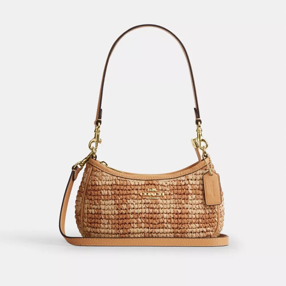 Teri Mini Crossbody Bag with Gingham Print