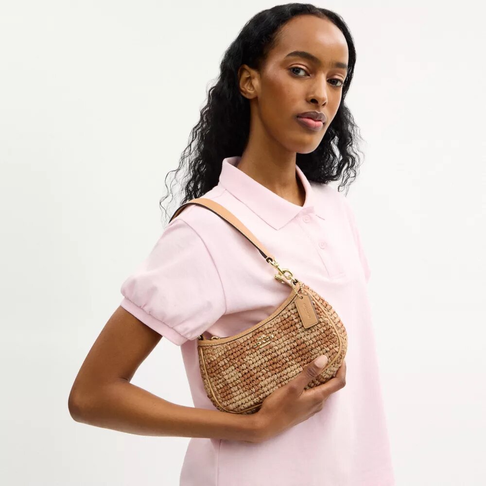 Teri Mini Crossbody Bag with Gingham Print