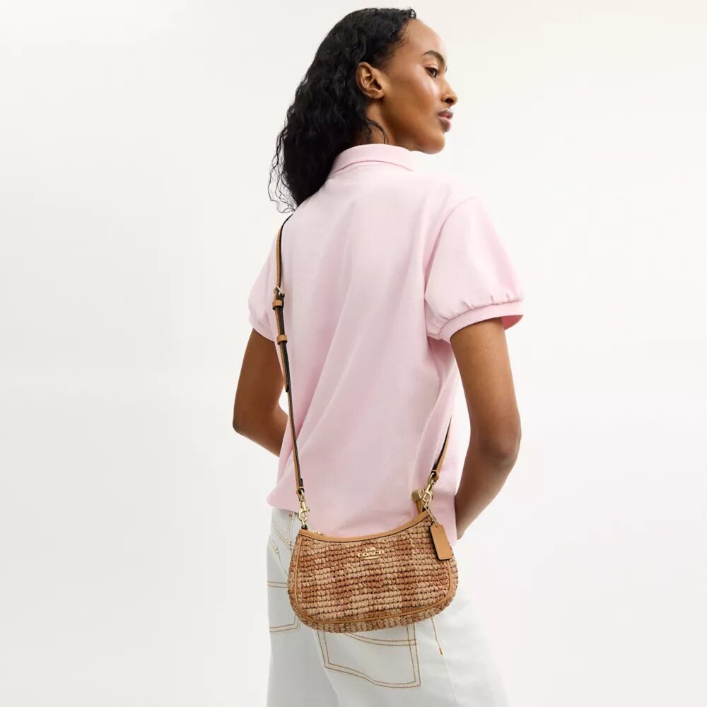 Teri Mini Crossbody Bag with Gingham Print