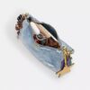 Teri Shoulder Bag in Loved Denim with Charms