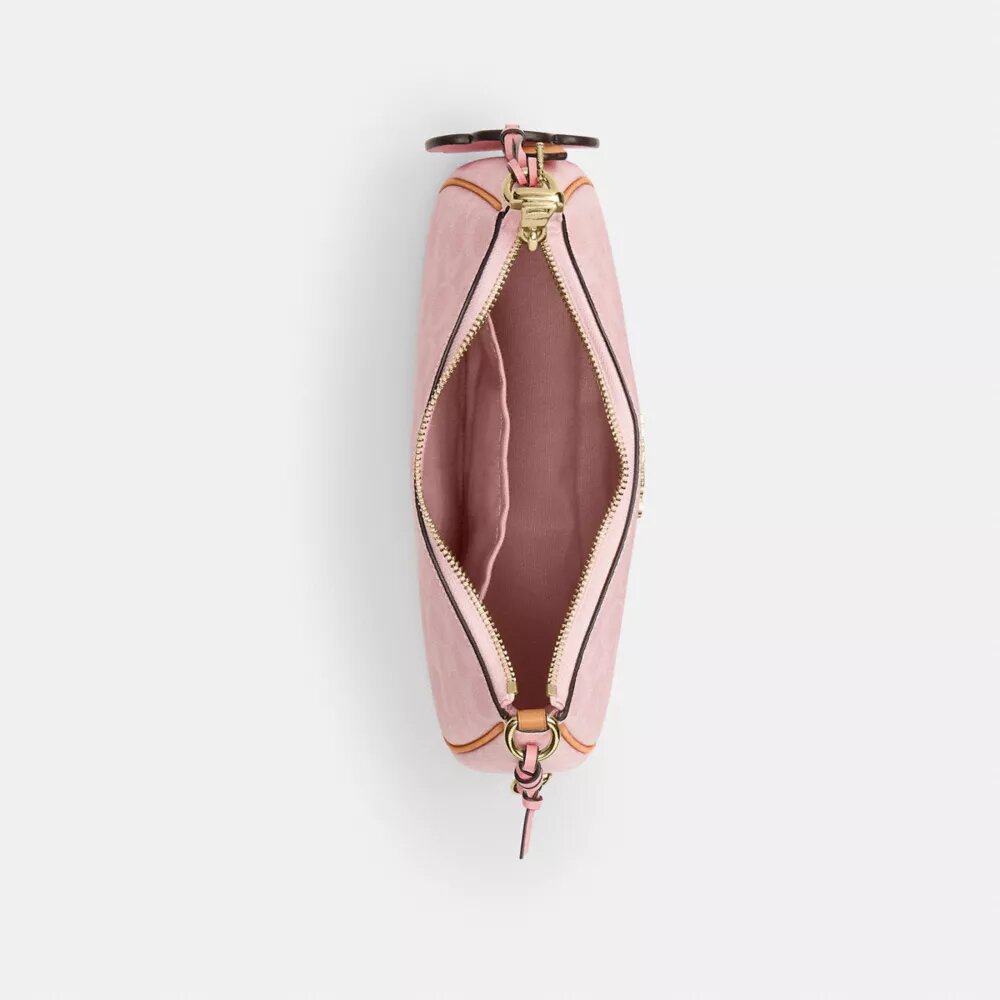Teri Shoulder Bag in Signature Canvas with Charms