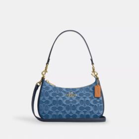 Teri Shoulder Bag in Signature Denim