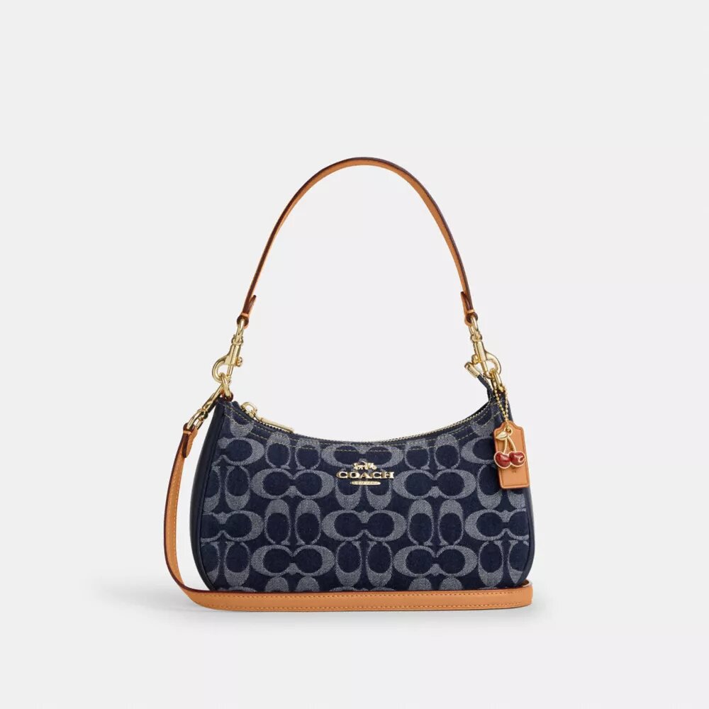 Teri Shoulder Bag in Signature Denim