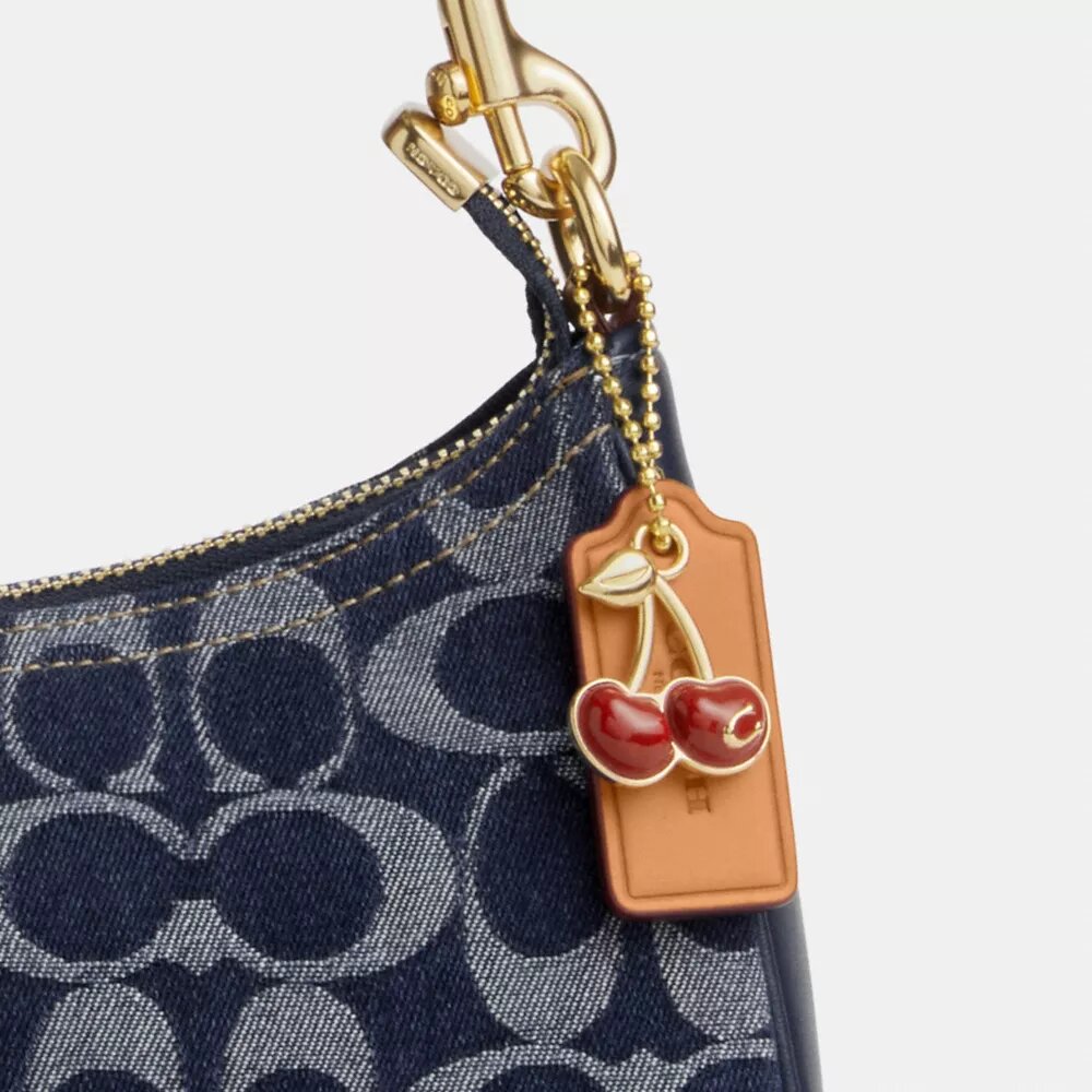 Teri Shoulder Bag in Signature Denim