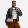 Teri Shoulder Bag in Signature Leather with Heart Charm