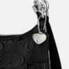 Teri Shoulder Bag in Signature Leather with Heart Charm