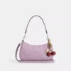 Teri Shoulder Bag in Signature Leather with Heart Charm