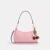 Teri Shoulder Bag in Signature Leather with Heart Charm