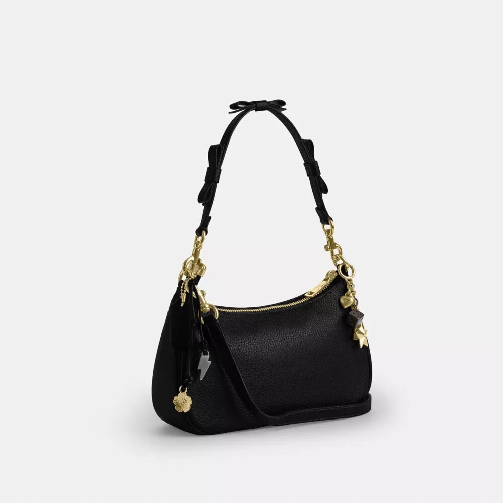 Teri Shoulder Bag with Bows and Charms