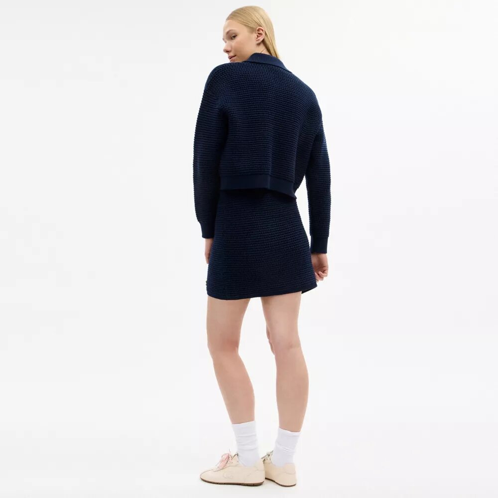 Textured Knit Skirt