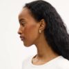 Textured Signature Small Hoop Earrings