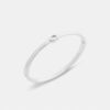 Thin Signature Hinged Bangle