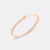 Thin Signature Hinged Bangle