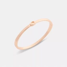 Thin Signature Hinged Bangle