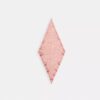 Tossed Floral Print Silk Diamond Scarf