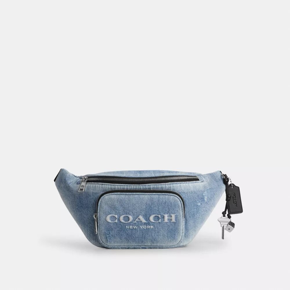 Travis Belt Bag 35 in Loved Denim with Charms