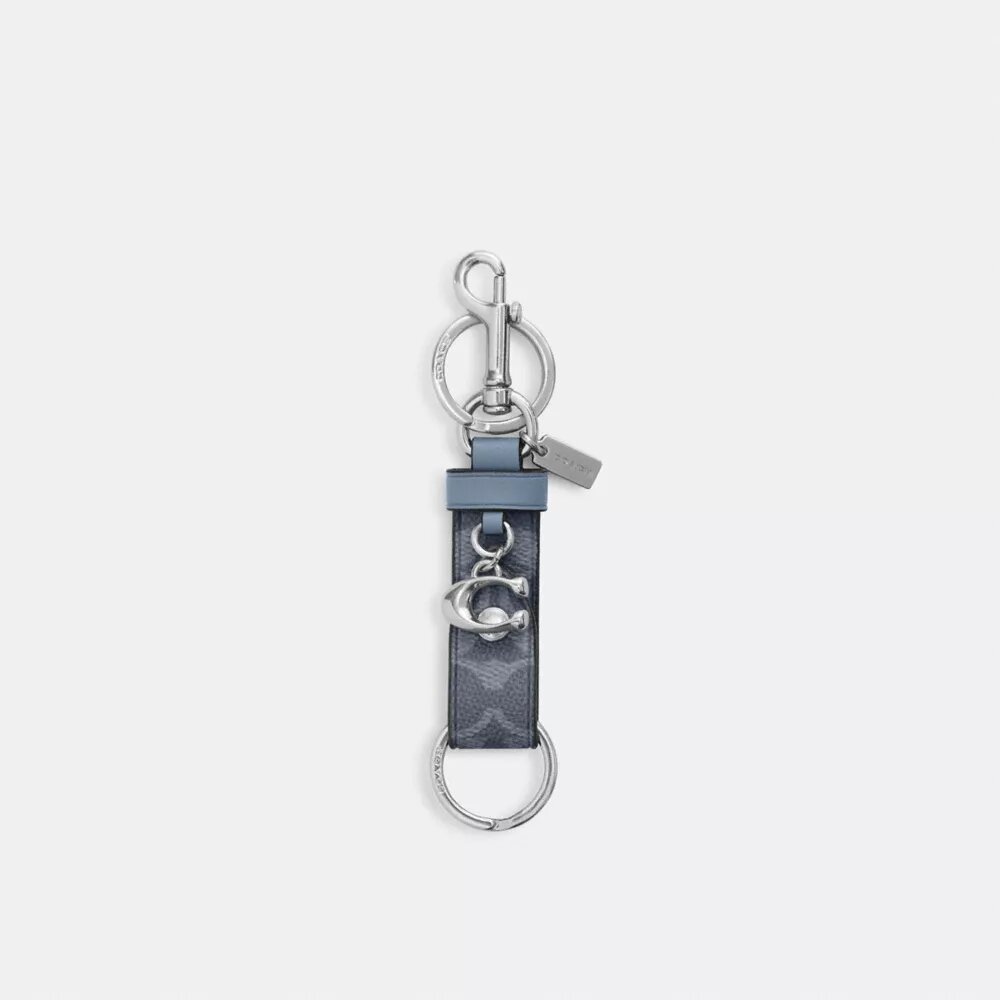 Trigger Snap Bag Charm in Signature Canvas with Charm