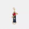 Trigger Snap Bag Charm in Signature Canvas with Charm