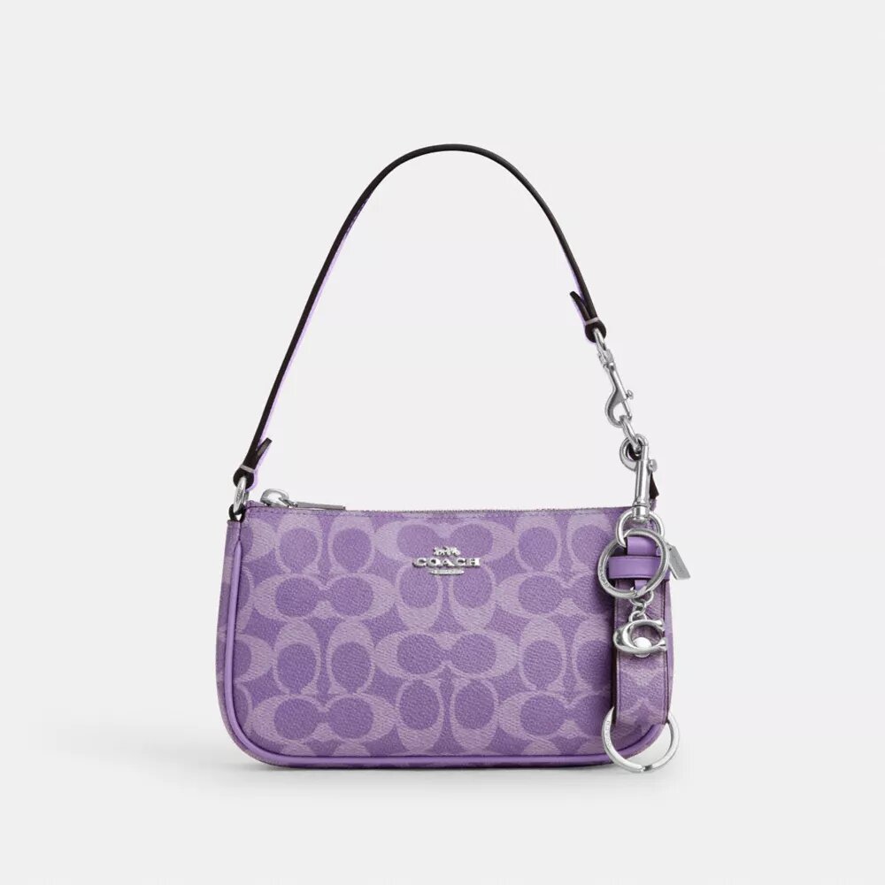 Trigger Snap Bag Charm in Signature Canvas with Charm