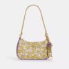 Trigger Snap Bag Charm with Floral Print