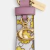Trigger Snap Bag Charm with Floral Print