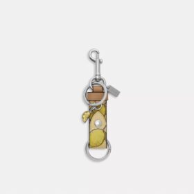 Trigger Snap Bag Charm with Lemon Print