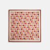 Trompe L'oeil Bag Print Silk Square Scarf