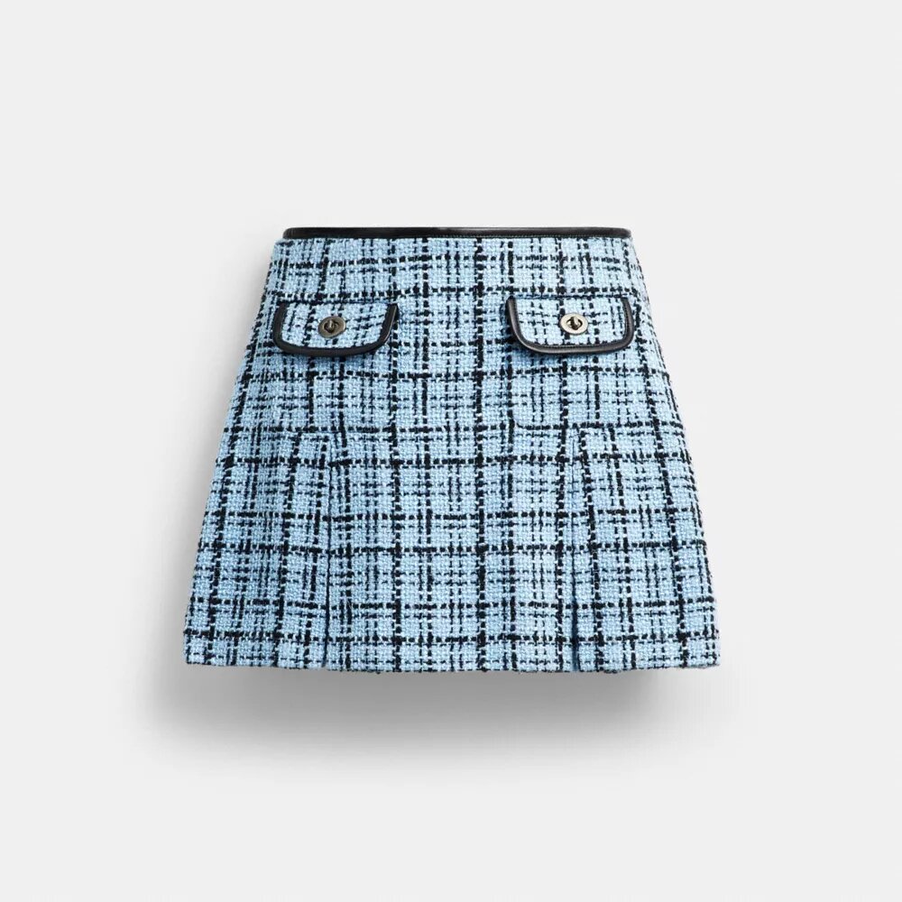 Turnlock Tweed Skirt