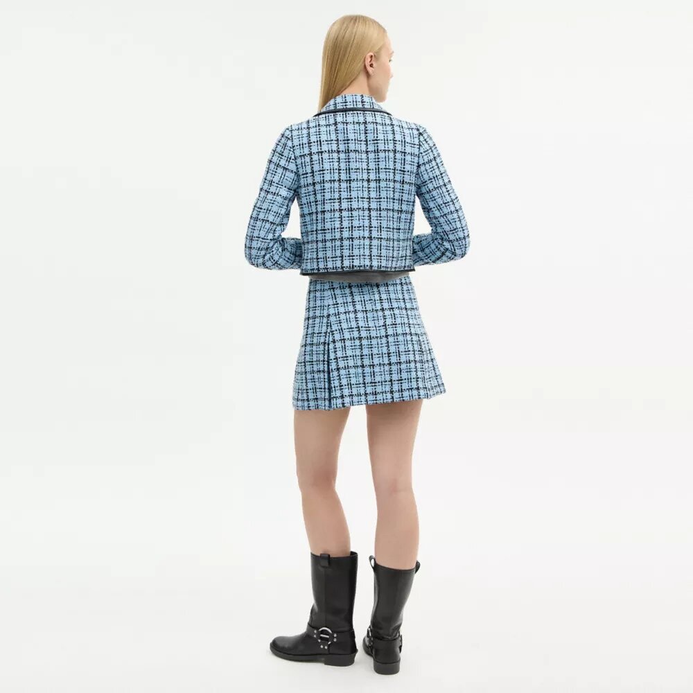 Turnlock Tweed Skirt