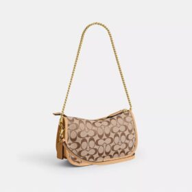 Twin Turnlock Waverly Bag in Signature Jacquard