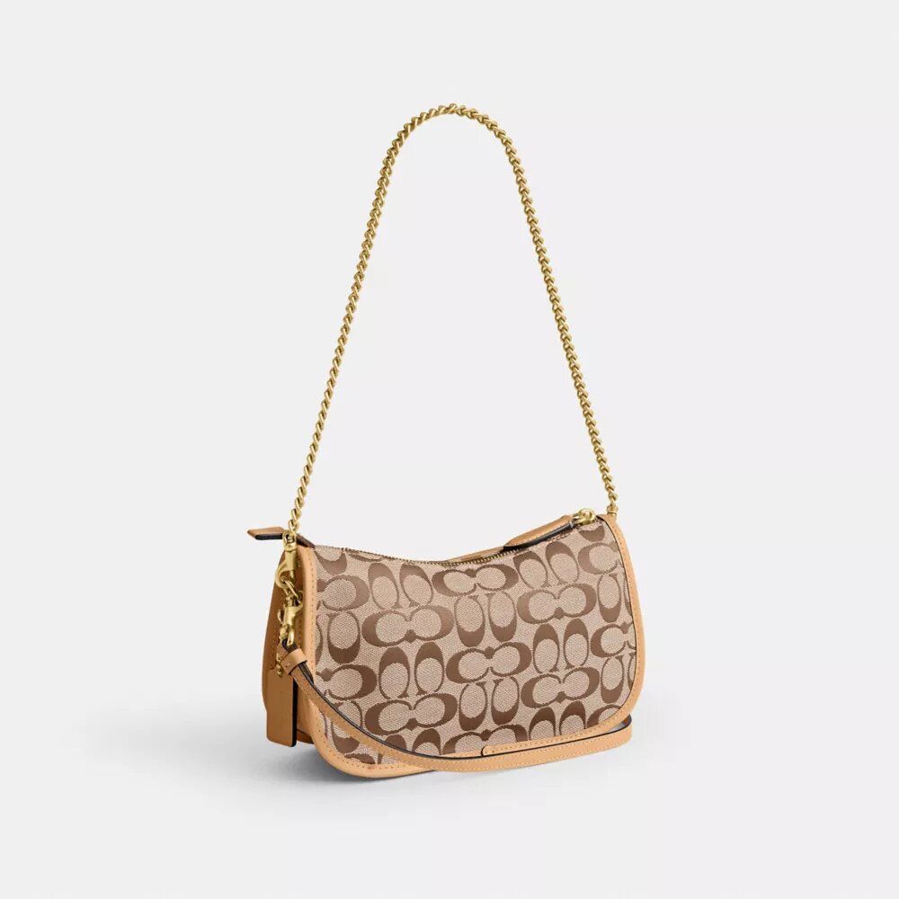 Twin Turnlock Waverly Bag in Signature Jacquard