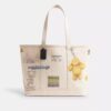 Utility Tote with Sketch Print