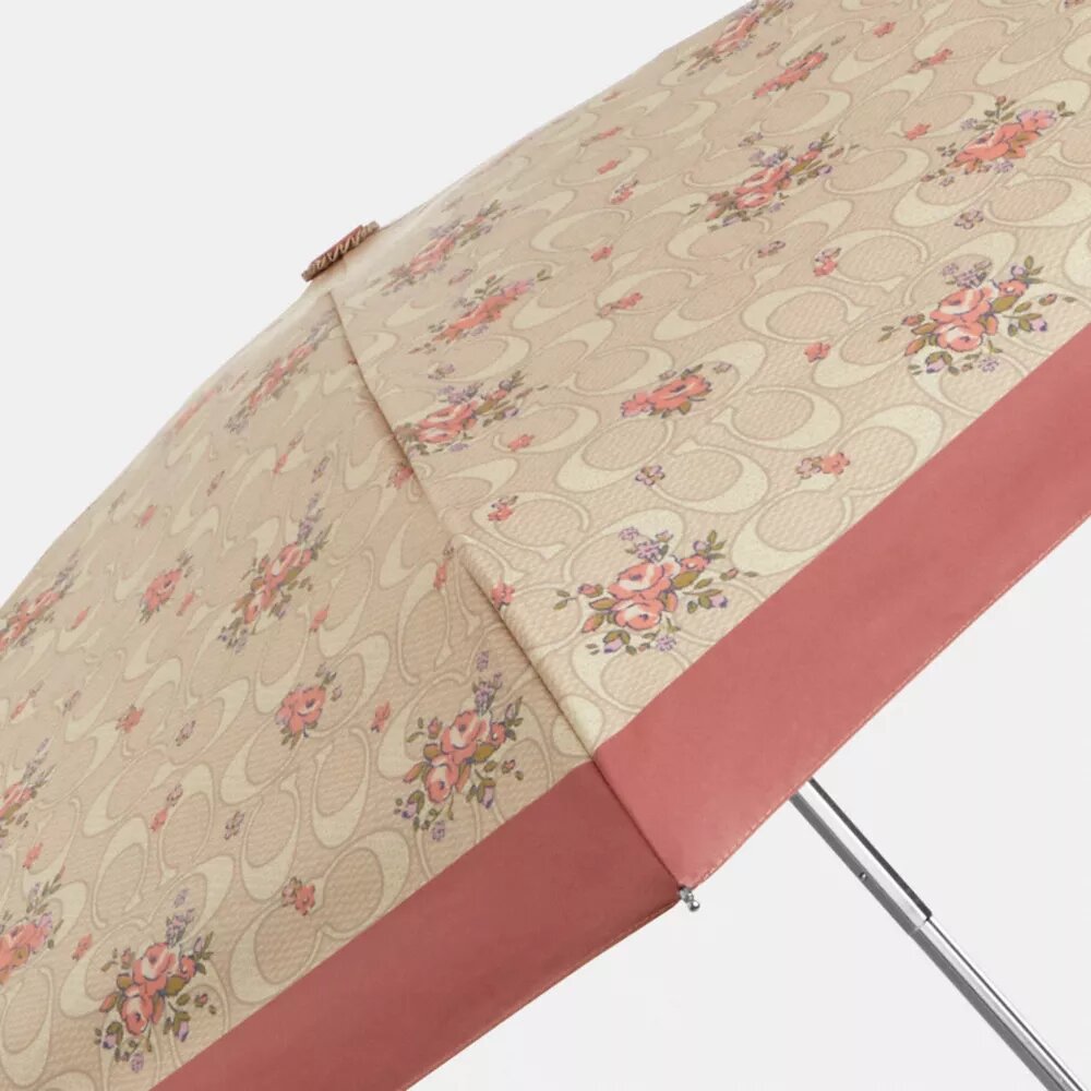 Uv Protection Mini Umbrella with Floral Print