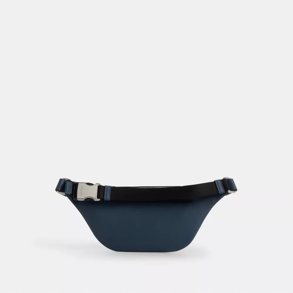 Warren Mini Belt Bag in Signature Denim