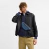 Warren Mini Belt Bag in Signature Denim
