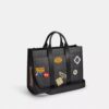 Wesley Tote in Signature Canvas with Patches