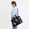 Wesley Tote in Signature Canvas with Patches