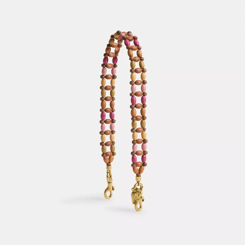 Wood Bead Strap