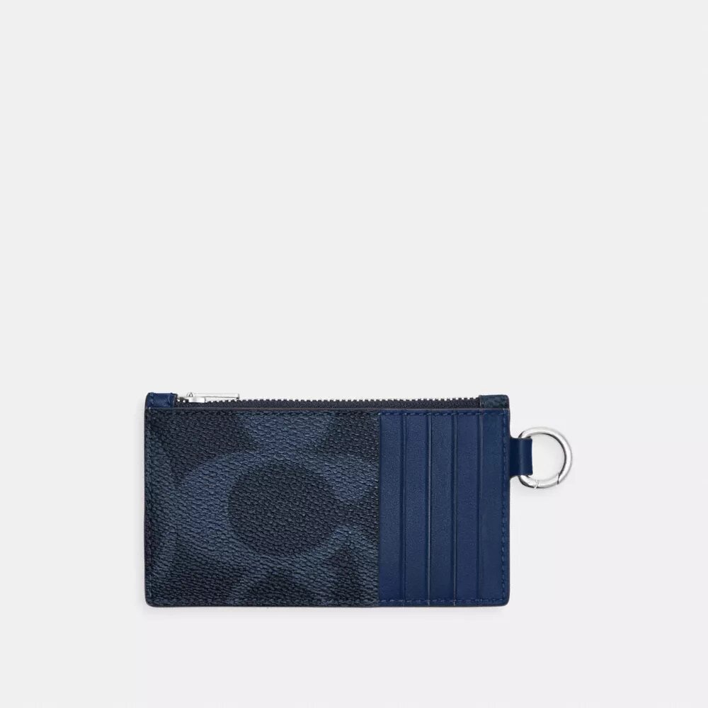 Zip Card Case in Maxi Signature Canvas