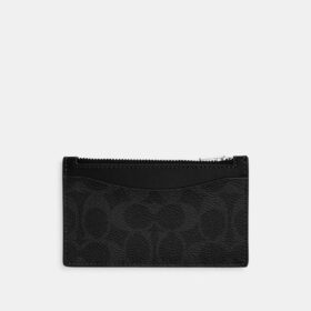 Zip Card Case in Signature Canvas
