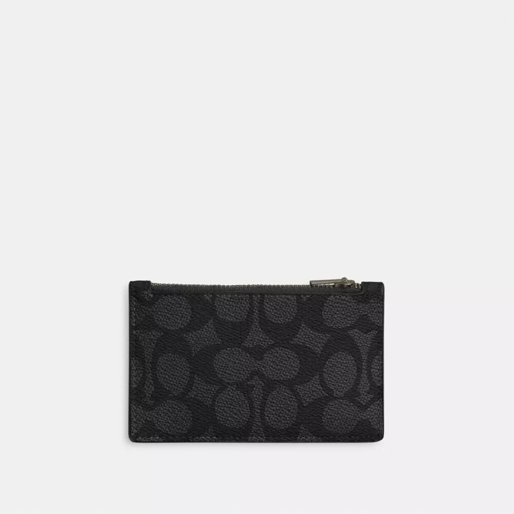 Zip Card Case in Signature Canvas