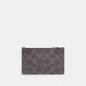 Zip Card Case in Signature Canvas