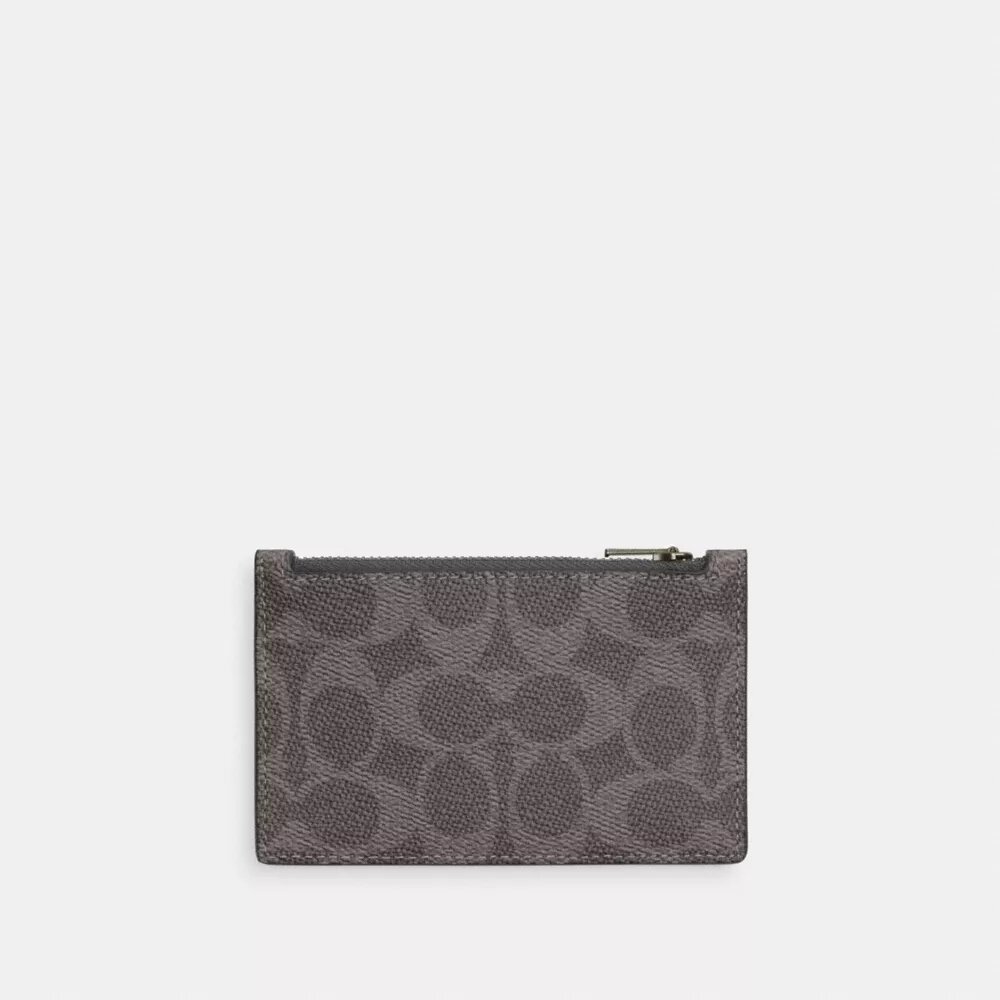 Zip Card Case in Signature Canvas
