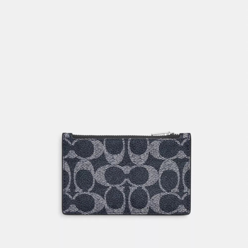 Zip Card Case in Signature Canvas