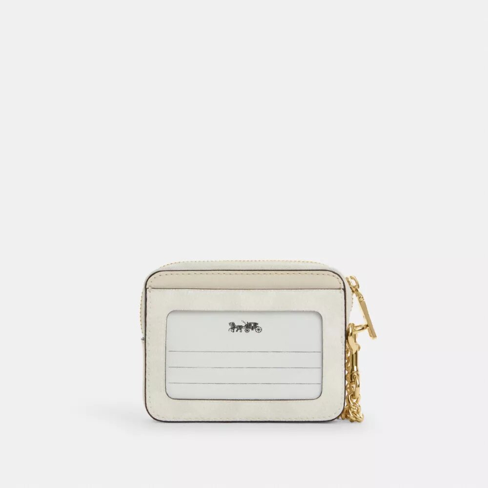 Zip Card Case in Signature Canvas